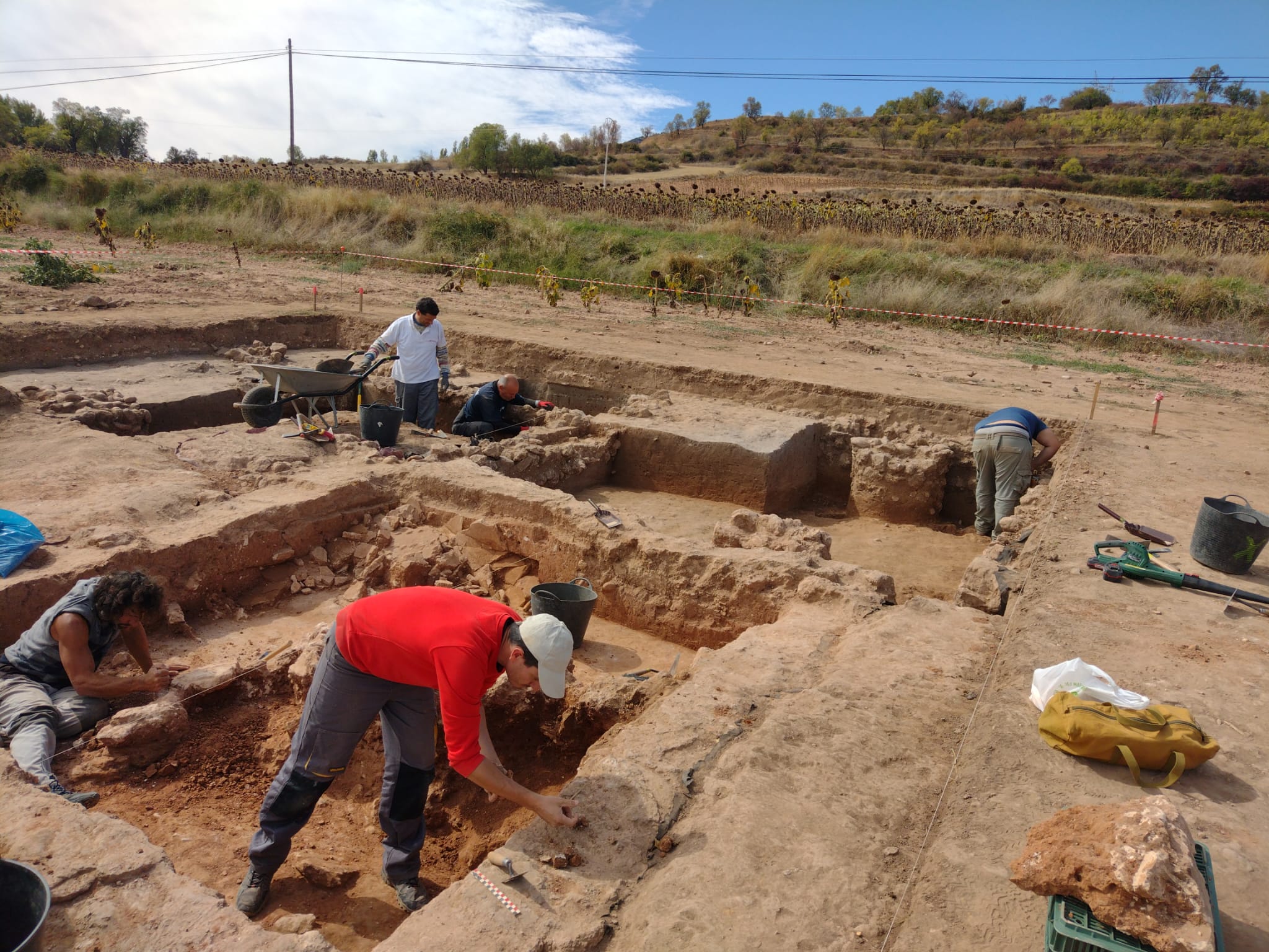 Fotos Excavaciones en la ciudad romana de Poza de la Sal BURGOSconecta